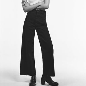 Zara marine straight jeans